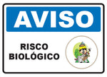 Aviso - Risco Biológico