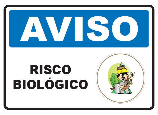 Aviso - Risco Biológico