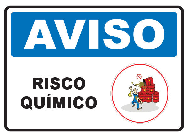 Aviso - Risco Químico