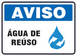 Aviso - Água de Reúso