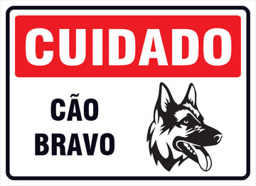 Cuidado - Cão Bravo