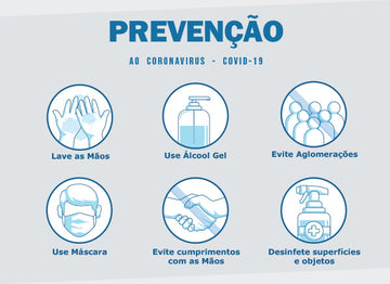 Prevenção Coronavírus - COVID-19: Passos da Prevenção