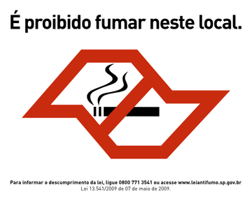 Lei Anti Fumo SP - É Proibido Fumar Neste Local