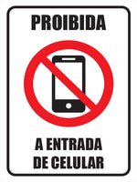 Proibida - A Entrada de Celular