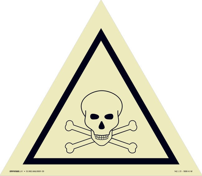 Acesso Placas e Sinalizações – Perigo tóxico – Ultrapack