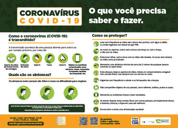 Prevenção Coronavírus - COVID-19: Modelo do Governo Federal