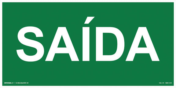 S12 - Saída - Fotoluminescente