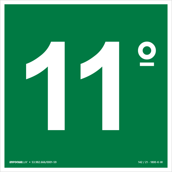 S17 - 11º Andar - Fotoluminescente
