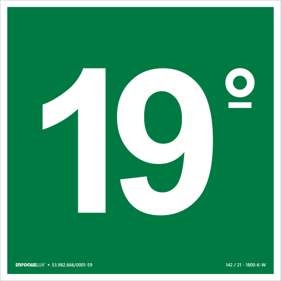 S17 - 19º Andar - Fotoluminescente