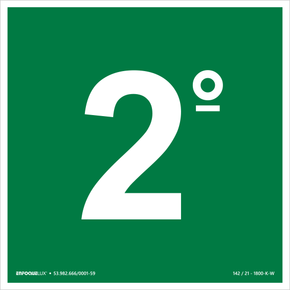 S17 - 2º Andar - Fotoluminescente