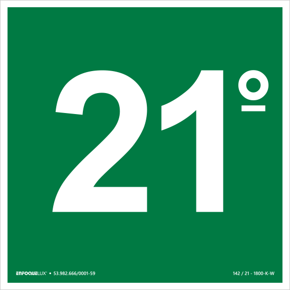 S17 - 21º Andar - Fotoluminescente