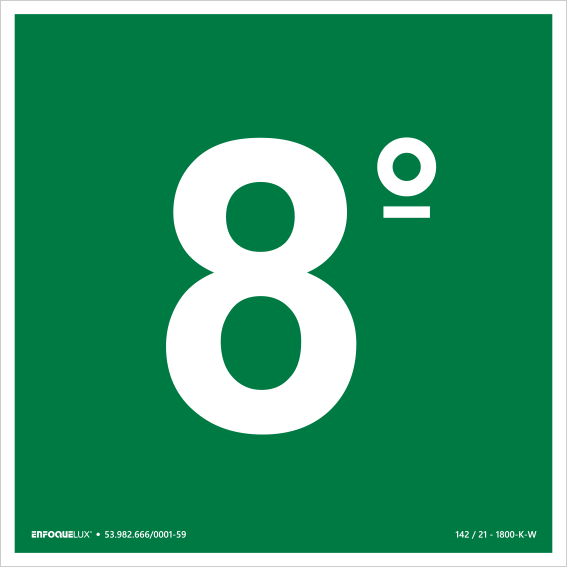 S17 - 8º Andar - Fotoluminescente