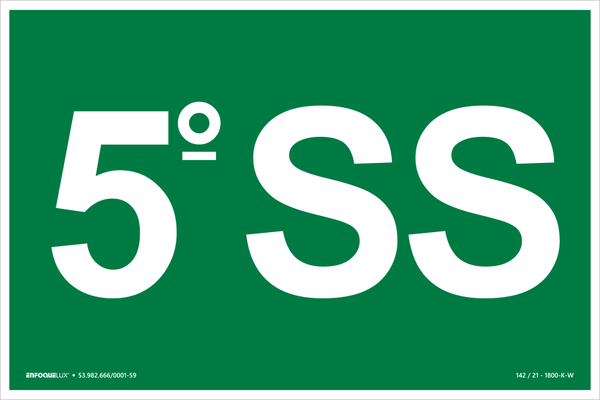 S17 - 5º Subsolo - Fotoluminescente