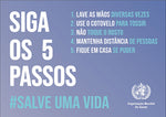 Prevenção Coronavírus - COVID-19: OMS - 5 Passos