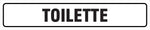 Sinalização Indicativa - Toilette
