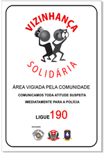 Vizinhança solidaria - Área vigiada