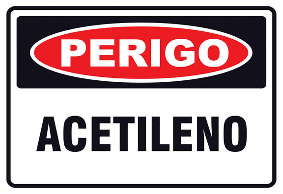 Perigo - Acetileno