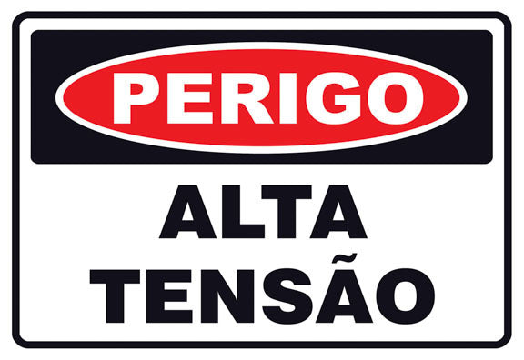Perigo - Alta Tensão