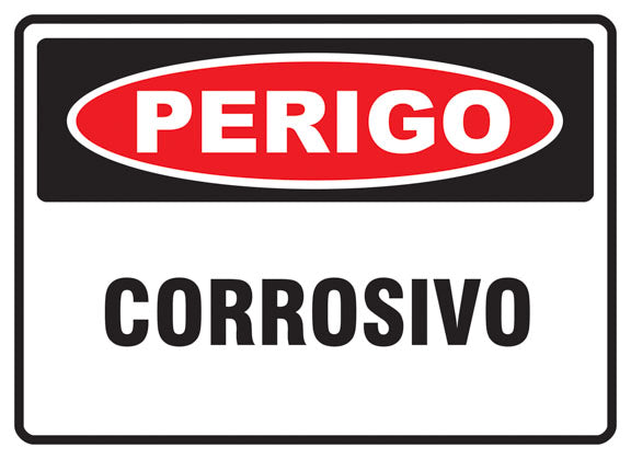 Perigo - Corrosivo