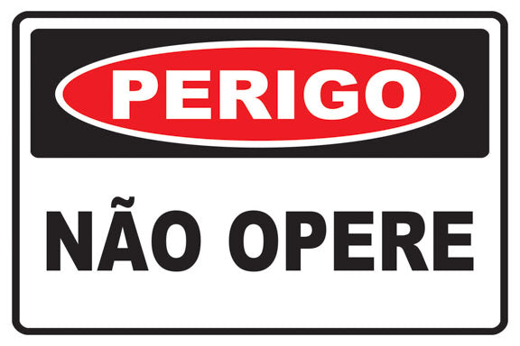 Perigo - Não Opere