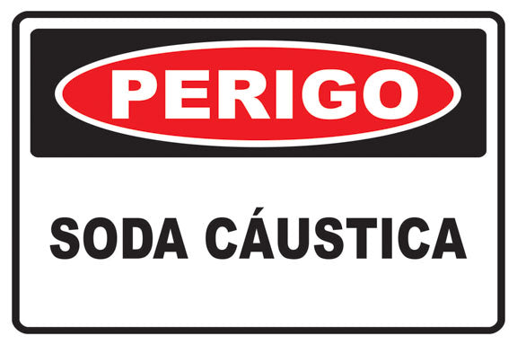 Perigo - Soda Cáustica