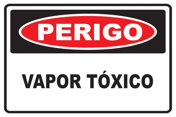 Perigo - Vapor Tóxico