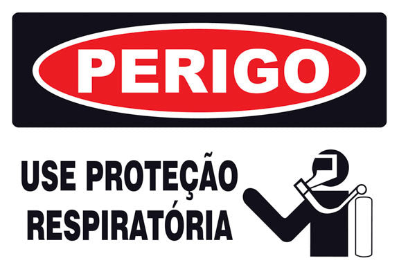 Perigo - Use Proteção Respiratória