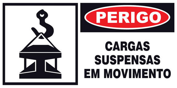 Perigo - Cargas Suspensas em Movimento