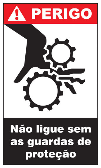 Perigo - Não Ligue Sem as Guardas de Proteção