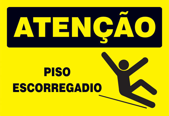 Atenção - Piso Escoregadio