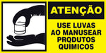 Atenção - Use Luvas ao Manusear Produtos Químicos