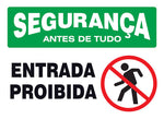 Segurança - Entrada Proibida