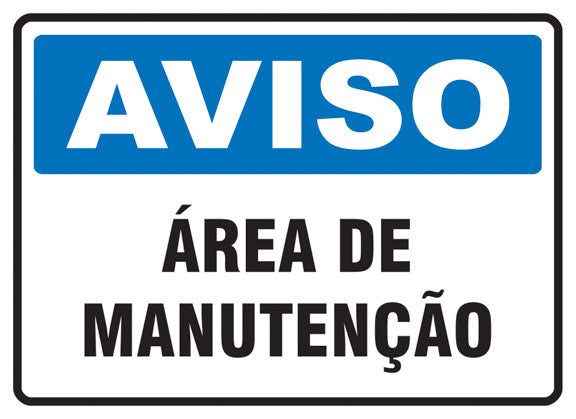 Aviso - Área de Manutenção