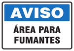 Aviso - Área para Fumantes