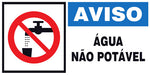 Aviso - Água Não Potável