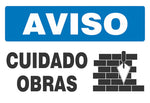 Aviso - Cuidado Obras
