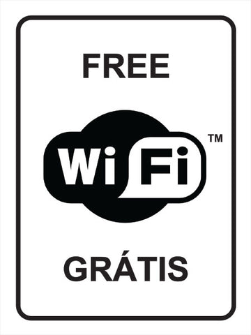 Sinalização Wi-fi Grátis