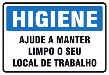 Higiene - Ajude a Manter Limpo o seu Local de Trabalho