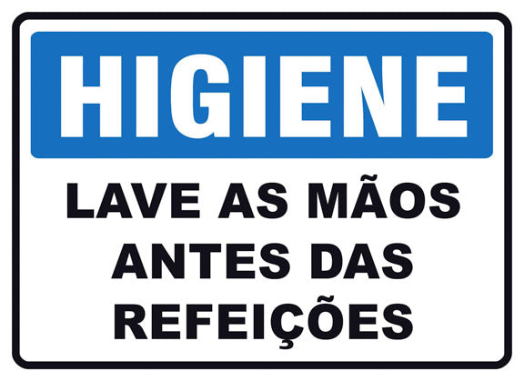 Higiene - Lave as Mãos Antes das Refeições