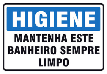 Higiene - Mantenha Este Banheiro Sempre Limpo