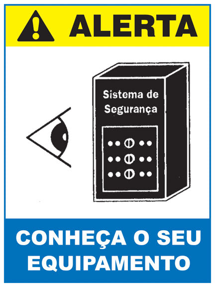Alerta - Conheça o seu Equipamento