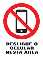 Proibido - Desligue o Celular Nesta Área