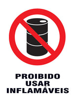 Proibido - Proibido Usar Inflamáveis