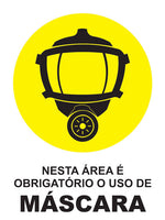 Nesta Área É Obrigatório o Uso de Máscara