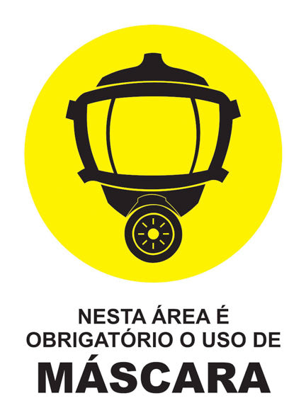 Nesta Área É Obrigatório o Uso de Máscara