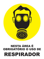Nesta Área É Obrigatório o Uso de Respirador
