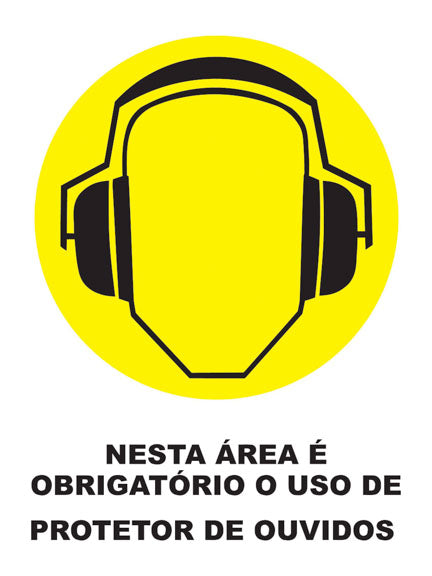 Nesta Área É Obrigatório o Uso de Protetor de Ouvidos