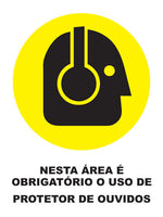 Nesta Área É Obrigatório o Uso de Protetor de Ouvidos