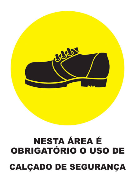 Nesta Área É Obrigatório o Uso de Calçado de Segurança