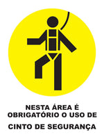 Nesta Área É Obrigatório o Uso de Cinto de Segurança